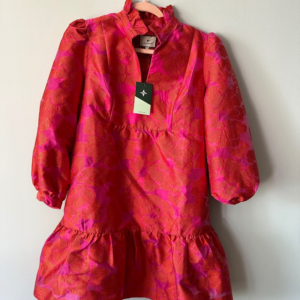 Tuckernuck Red Fil Coupe Palmerston Dress